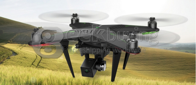 Zero Explorer Xplorer Vision FPV 5.8G HD 14MP Camera RC Quadcopter - Black