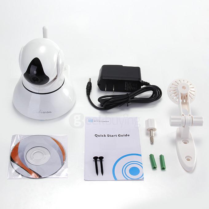Sidiwen SDW-002P Home Security 720P HD Onvif Indoor WiFi IP Camera Smart Video Monitoring Wireless Camera - White