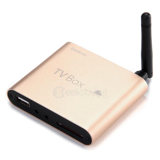 M400 Android 4.4 TV Box Amlogic S805 Quad-core 1G/8G 802.11 b/g/n LAN BT 4.0 HDMI 1080P 3G