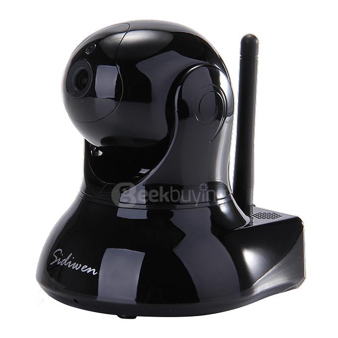 Sidiwen SDW-002P Home Security 720P HD Onvif Indoor WiFi IP Camera Smart Video Monitoring Wireless Camera - Black