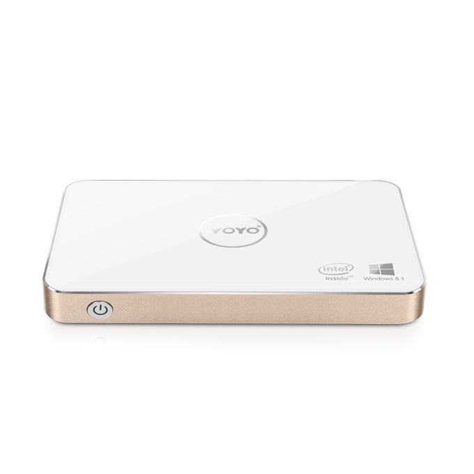 VOYO V2 Windows 10 4K MINI PC Z3735F Quad Core 2G/32G 802.11 b/g/n Gigabit LAN BT4.0 HDMI Built-in 64G SSD 5000mAh Li Battery