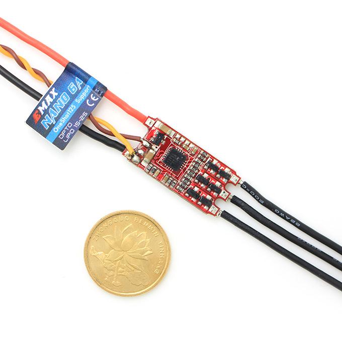 EMAX NANO Series 6A Brushless ESC Support OneShot 125 For Multicopter/Fixed Wing/Helicopter