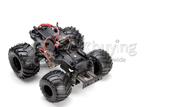 Wltoys P949 1:10 Monster Tractor 2.4G 30KM/H 2WD Lifting Stunts Off Road RC Car RTR - Red