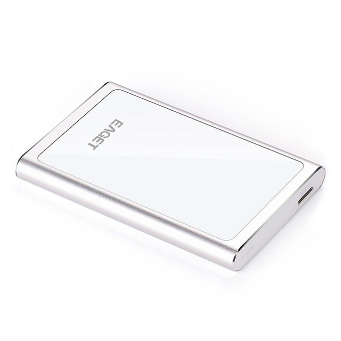 EAGET G90 Fast Speed 1TB USB3.0 Metal Mobile Hard Disk - White