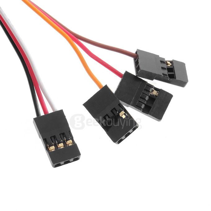 12A 4 Axis Brushless ESC 4 In 1 With Low-Voltage/Over-Heat Protection