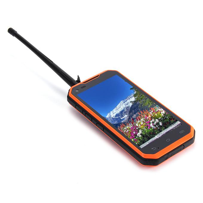 DIGOOR DG2 Plus IP68 Rugged Phone 5.0inch Android 4.4 MTK6582 Quad Core 1.3GHz 1GB 8GB 8.0MP Talkback Miracast - Orange
