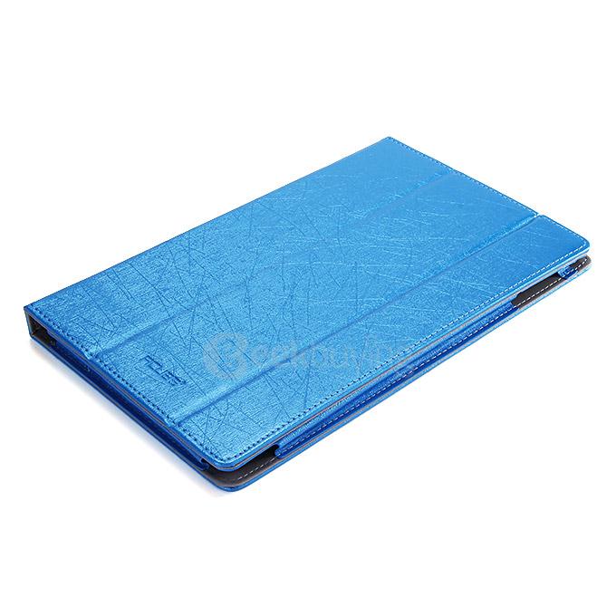 10.6 Inch PU Leather Stand Case Cover for CUBE i7 Stylus Tablet PC - Blue