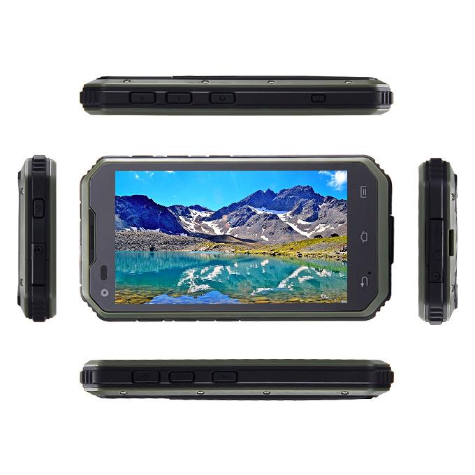 DIGOOR DG2 Plus IP68 Rugged Phone 5.0inch Android 4.4 MTK6582 Quad Core 1.3GHz 1GB 8GB 8.0MP Talkback Miracast - Green