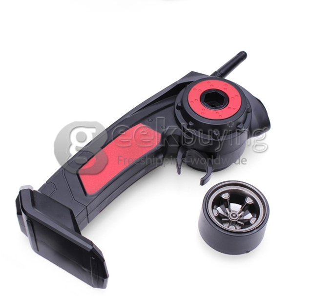 9115 1/12 2.4GHz 2WD Brushed RC High Speed Car - Red
