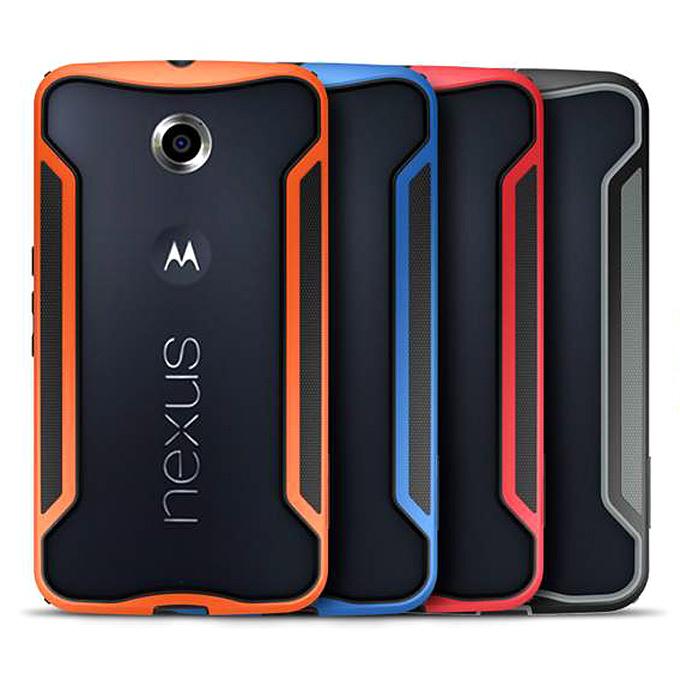 Nillkin Frame Series Protective Cover Shell Bumper PC+TPU Case for Motorola Nexus 6 - Black