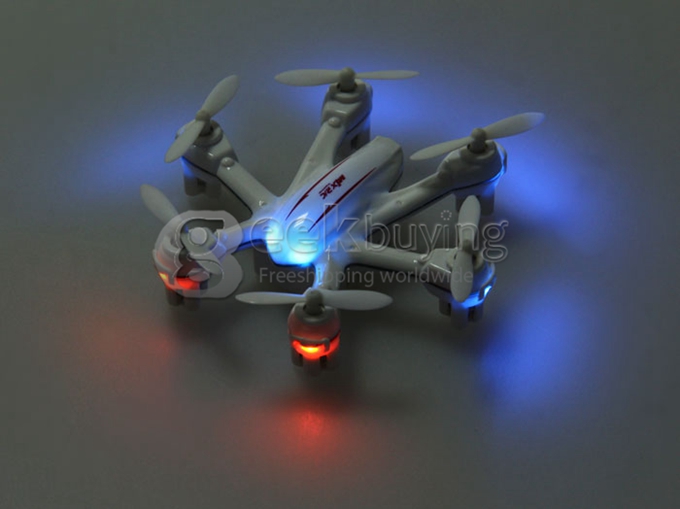 MJX X901 Nano Hexacopter 2.4G 6 Axis Gryo 3D Flip One Key To Roll Mini Drone With Transmitter - White