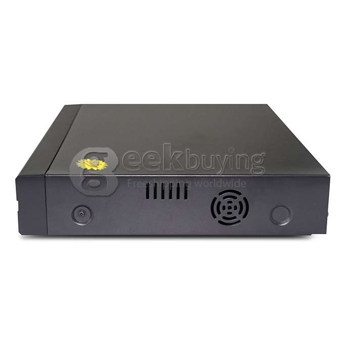 H.264 1/4' Color CMOS Weatherproof Surveillance DVR Kit with 36 LEDs 480TV Lines 4CH CCTV Camera System