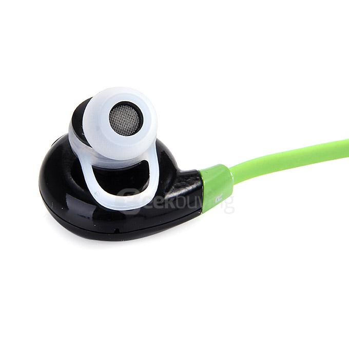 BT-H108 Bluetooth Stereo Headset BT4.1 Headphone Wireless Earbuds Sports Earphone Dual Power Supply - Green