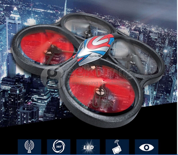 WLtoys V666N 2.4G 6Axis RC Quadcopter 5.8G/Wifi FPV Barometer Auto-High Altitude Setting With HD Monitor
