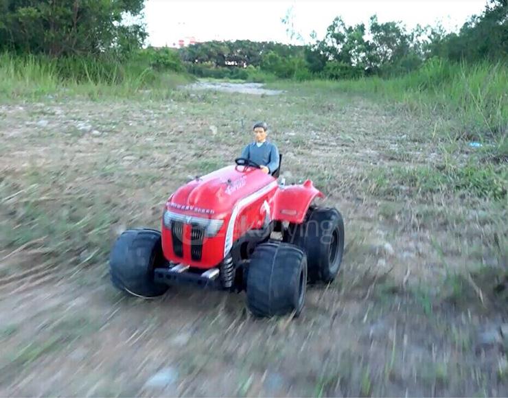 Wltoys P949 1:10 Monster Tractor 2.4G 30KM/H 2WD Lifting Stunts Off Road RC Car RTR - Red