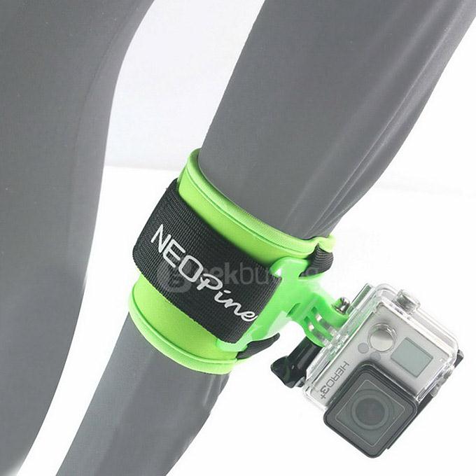 NEOpine GWS-2 Adjustable Wrist Strap With Mount Stabilizer 90 Degrees Rotation For Gopro/SJCAM/Xiaoyi Camera - Green