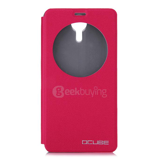 Protective Hard Cover Flip Stand Leather Case for Ulefone Be Touch / Be Touch 2 Smartphone - Rose