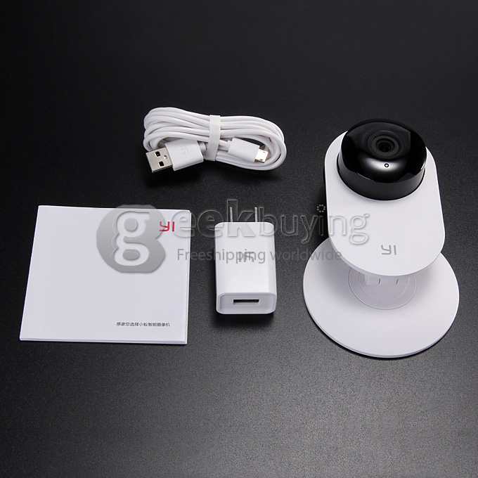 Original Xiaoyi Night Vision Smart HD Camera Wireless Control Mini Webcam for Smartphone PC - White