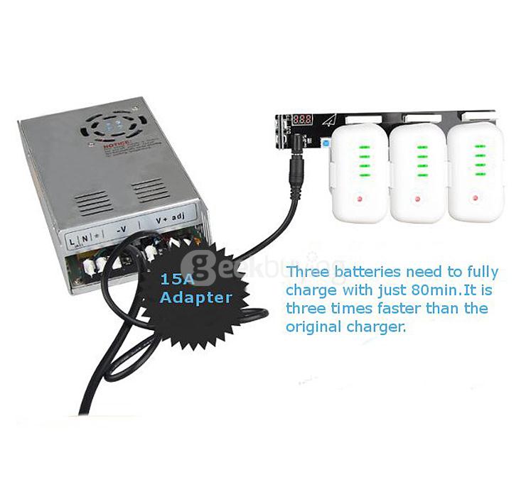 15A Power Adapter Charger Battery Spare Part for DJI Phantom 3 RC Quadcopter