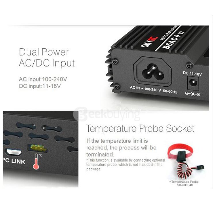 SKYRC B6AC+ V2 Professional AC/DC Dual Power Balance Charger