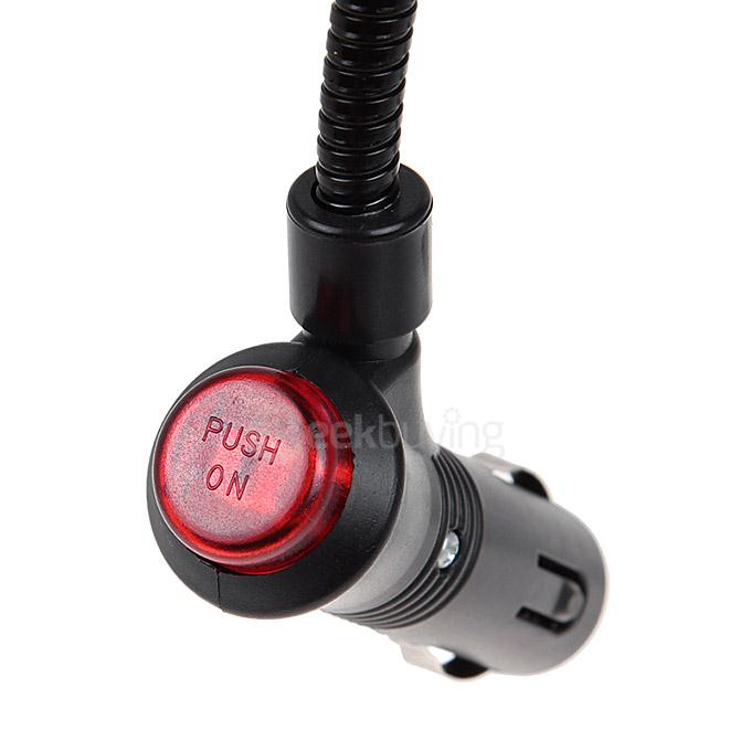 KX-C002 Mini Car Accessories Powered 3-Blade Cooling Fan - Pink