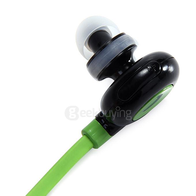 BT-H108 Bluetooth Stereo Headset BT4.1 Headphone Wireless Earbuds Sports Earphone Dual Power Supply - Green