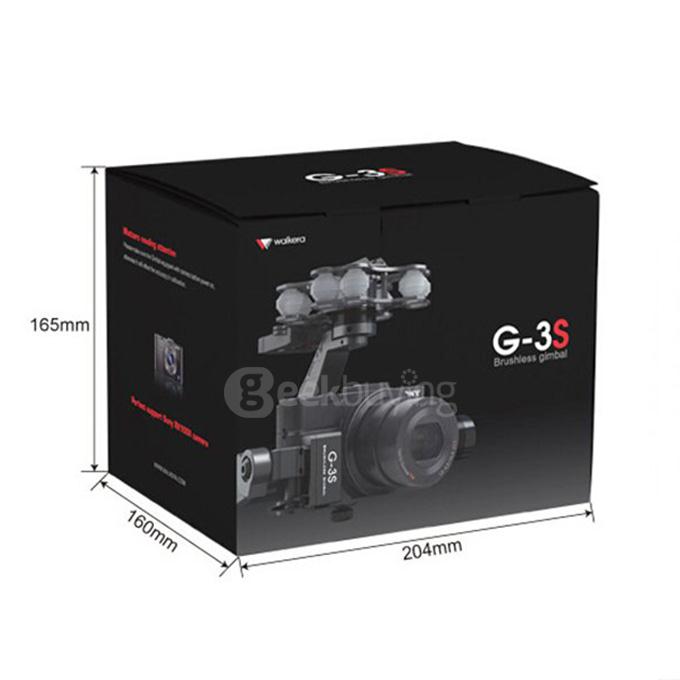 Walkera G-3S 3 Axis Brushless Gimbal For Sony RX100 II Camera