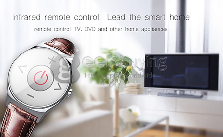 RWATCH R11 Smart Infrared Remote Controller Heart Rate Monitor MT 2501 Watch -Silver