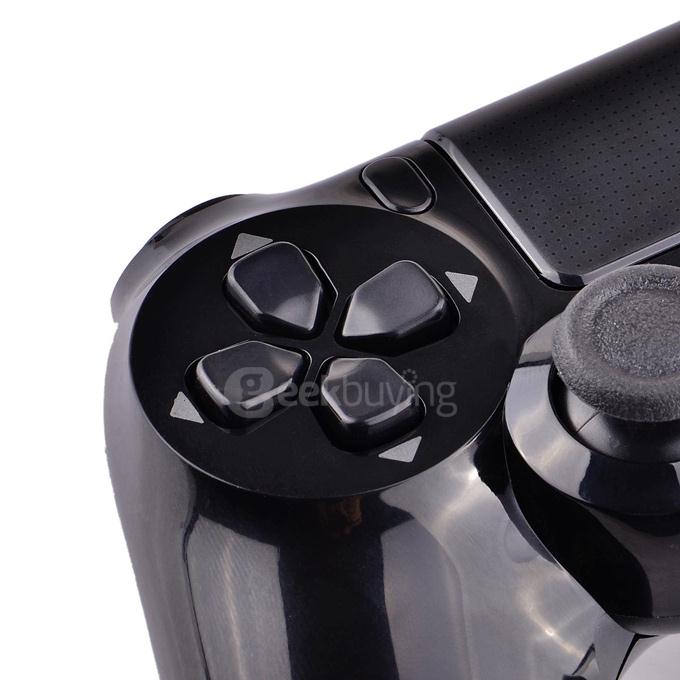 [Spain Stock]PS4 USB Wired Gaming Controller Gamepad With Analog Sticks Half Cracked Version for PC / Laptop / PlayStation 4 - Black