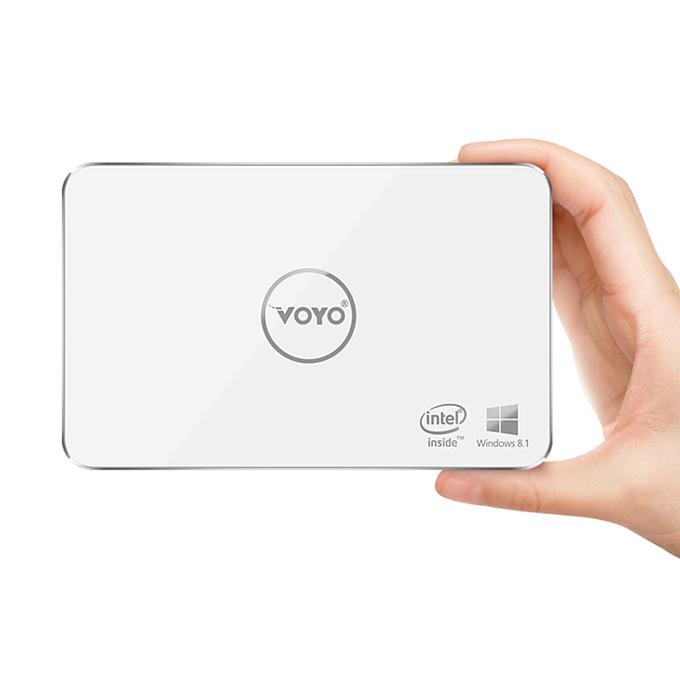VOYO V2 Windows 10 4K MINI PC Z3735F Quad Core 2G/32G 802.11 b/g/n Gigabit LAN BT4.0 HDMI Built-in 64G SSD 5000mAh Li Battery