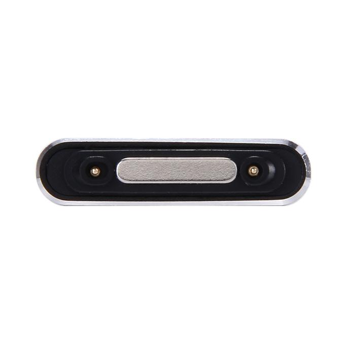 Aluminum Micro USB Cable To Magnetic Charger Adapter Converter For Sony Xperia Series - Black