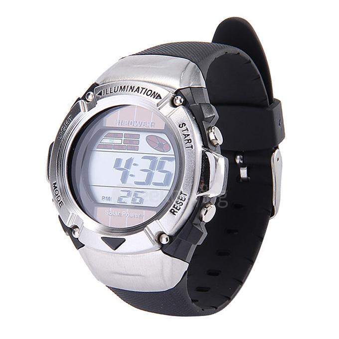 Solar Power Men Quartz Sports Watch