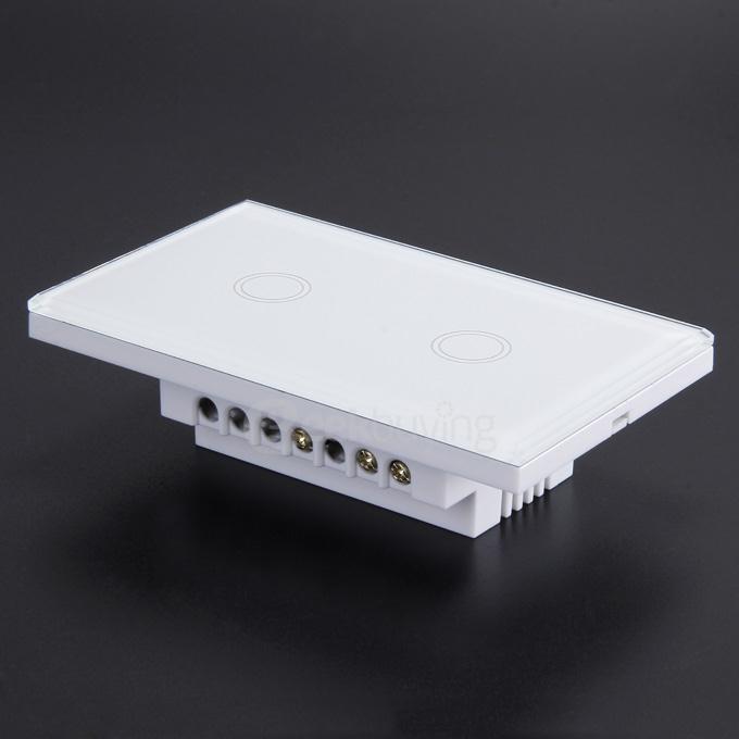 Funry Y8 Home Touch Switch Double Touch Control 1 Way Intelligent Control Switch With Overload Protection - US