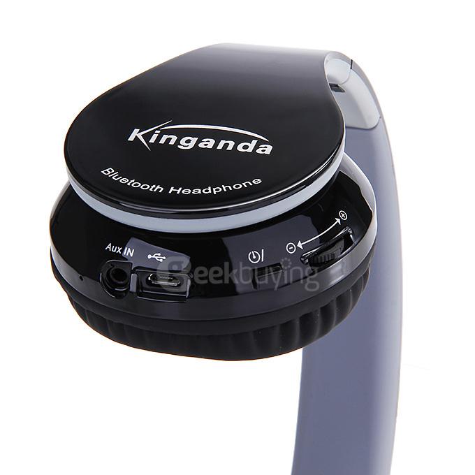 Kinganda PS4 Wireless Bluetooth Headphone Headset With PS4 USB Dongle Transmitter Suit - Black