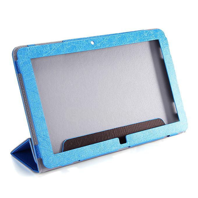 10.6 Inch PU Leather Stand Case Cover for CUBE i7 Stylus Tablet PC - Blue