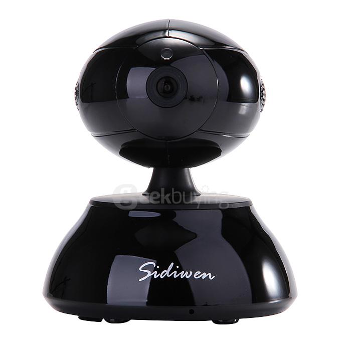 Sidiwen SDW-001P Home Security 720P HD Onvif Indoor WiFi IP Camera Smart Video Monitoring Wireless Camera - Black