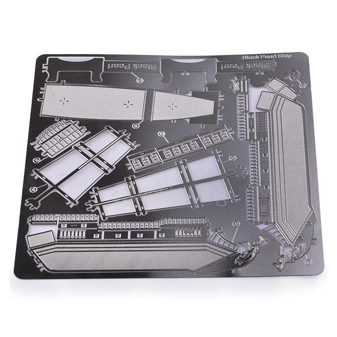 MINI DIY 3D Nanometal Model CORSAIR Pirate Ship Puzzle - Silver