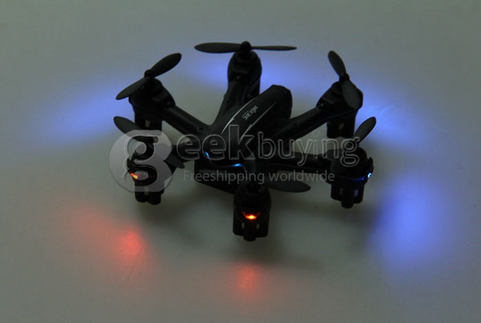 MJX X901 Nano Hexacopter 2.4G 6 Axis Gryo 3D Flip One Key To Roll Mini Drone With Transmitter - Black