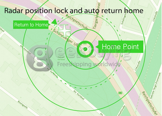 Zero Explorer Xplorer FPV 5.8G RC Quadcopter Drone - Black