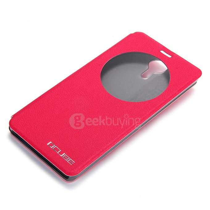 Protective Hard Cover Flip Stand Leather Case for Ulefone Be Touch / Be Touch 2 Smartphone - Rose