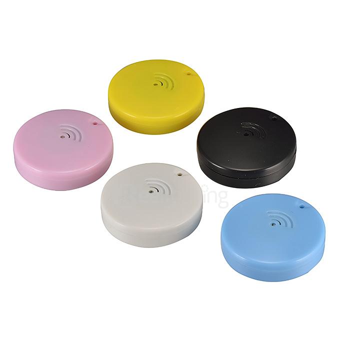 Havir HV-101 Portable Intelligent Mini Round Bluetooth Anti-lost Alarm for iOS & Android - Black