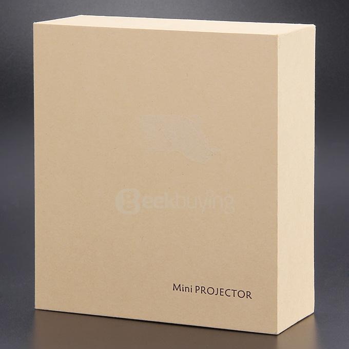 H3000 Mini Android 4.4 OS AC WIFIi DLP Projector Bluetooth 150Lm 1080P 1G/8G OTG for Home Office - White