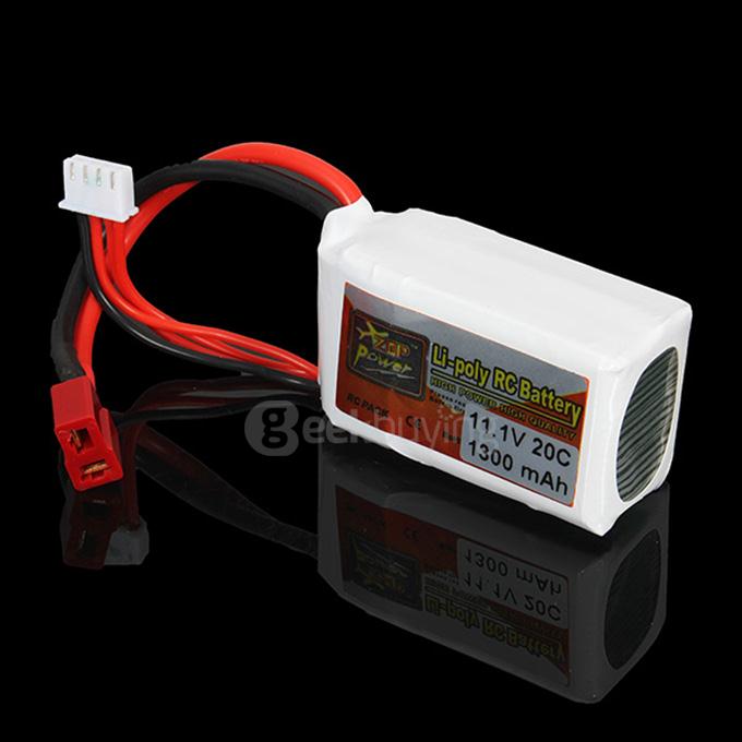 ZOP Power 11.1V 1300MAH 20C Lipo Battery T Plug