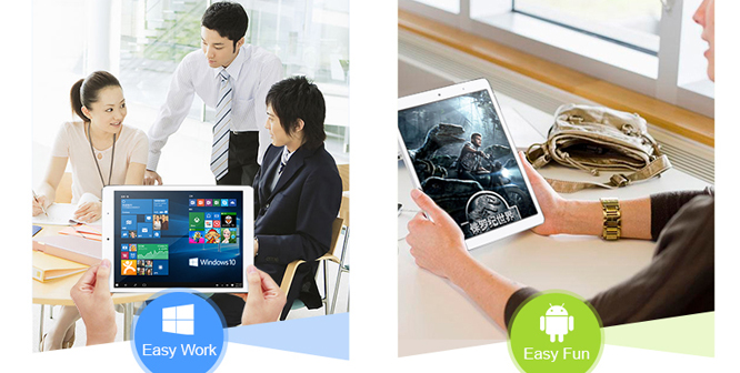 Cube i6 Air Dual Boot Windows10 + Android4.4 2GB/32GB 9.7