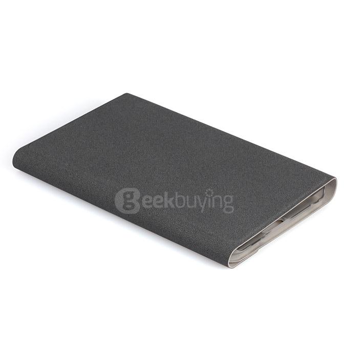 Removable Bluetooth Keyboard with PU Leather Cover Case for 8 Inch CHUWI VI8 Super Tablet PC - Gray