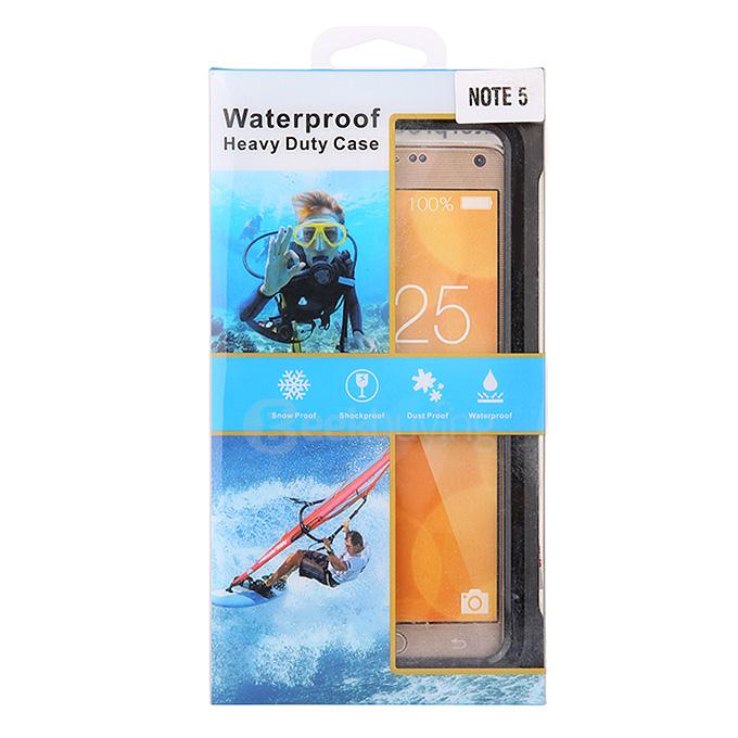 FEYCH IP68 Waterproof Shockproof Dirt/SnowProof Cover Protective Case For Samsung Galaxy Note 5 N920 - Blue