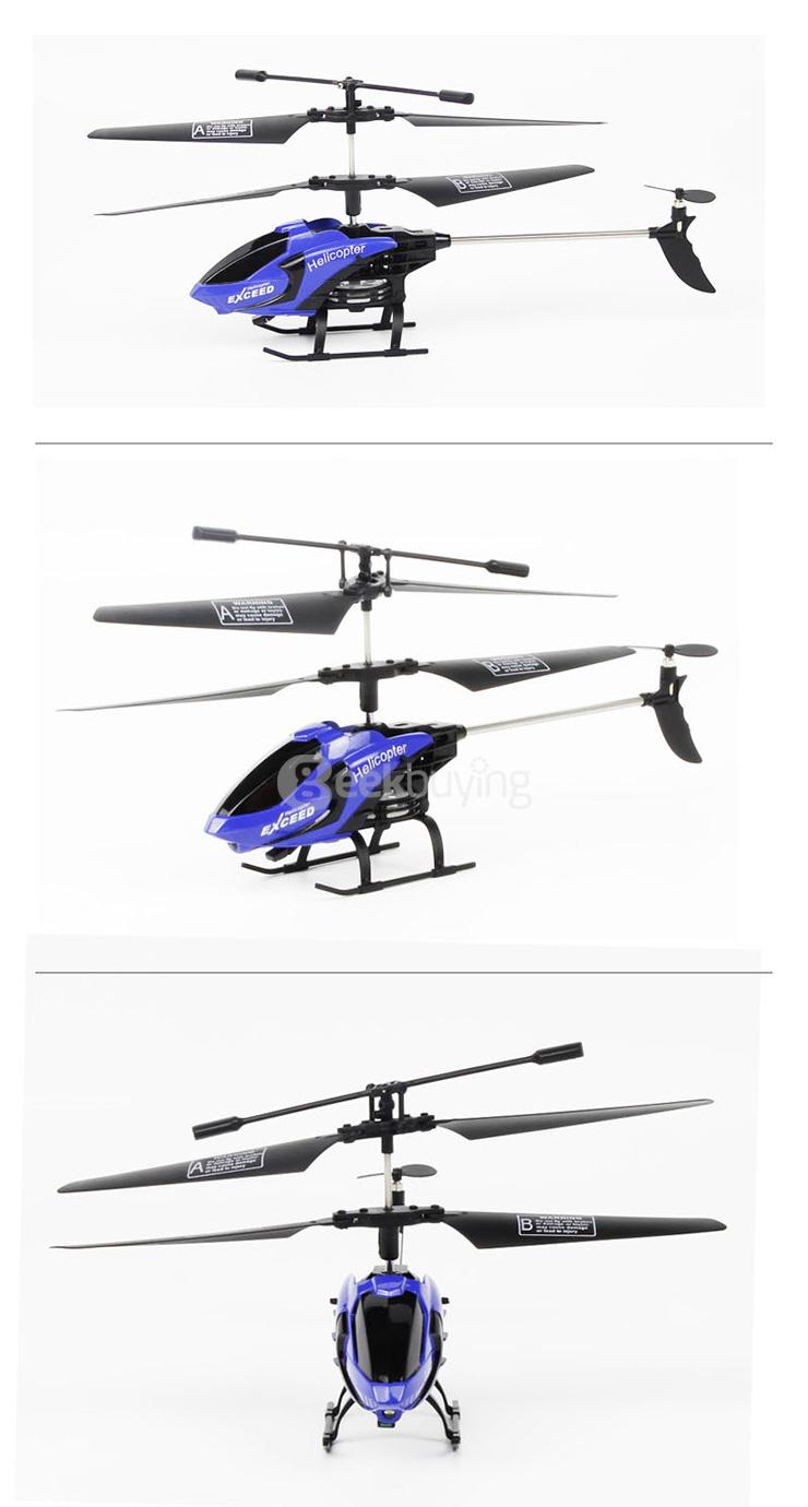 FQ777-610 AIR FUN 3.5CH Infrared Control Helicopter RC Copter With Gyro RTF - White + Blue