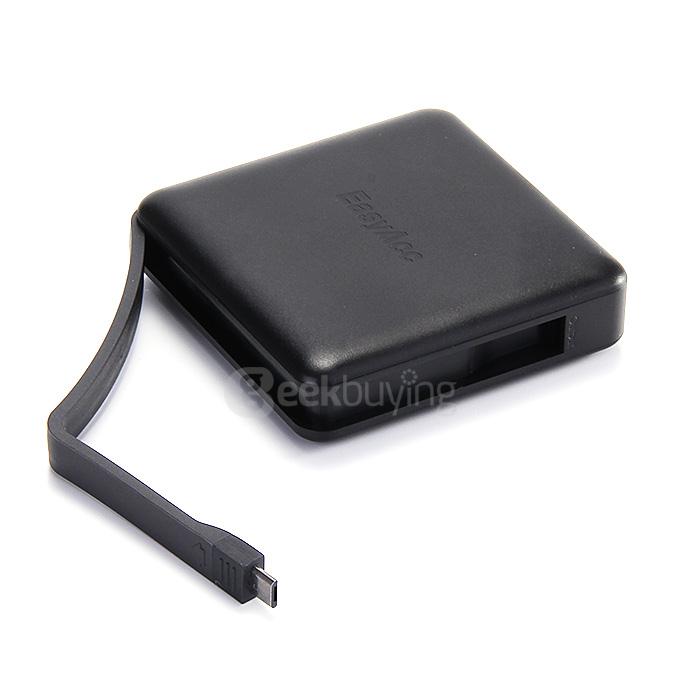EasyAcc 9000mAh Power Bank External Battery Charger with Built-in Micro USB Cable