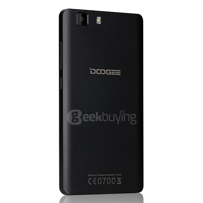 DOOGEE X5c 5.0inch 2.5D IPS HD Android 5.1 Smartphone MT6580 Quad Core 1.2GHz 512MB RAM 4GB ROM 3G GPS OTG - Black