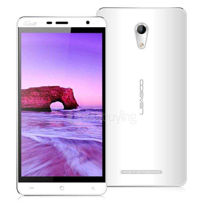 LEAGOO ELITE 4 Android 5.1 1GB RAM 16GB ROM 5.0inch 4G LTE Smartphone 64bit MT6735M Quad Core Breath Light - White